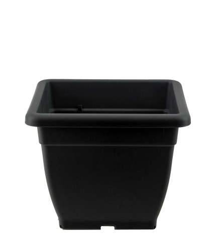 Pot carré gris anthracite Java