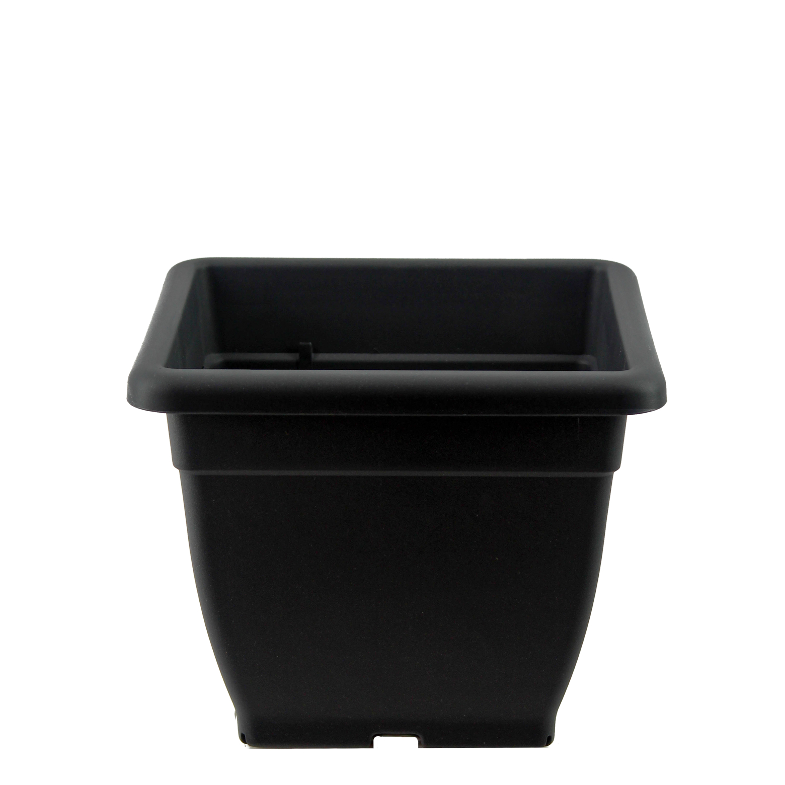 Pot carré gris anthracite Java