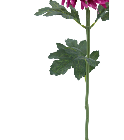Tige de chrysanthème artificiel fuchsia