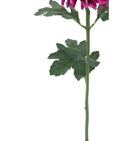 Tige de chrysanthème artificiel fuchsia