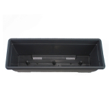 Jardinière longue anthracite