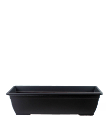 Jardinière longue anthracite