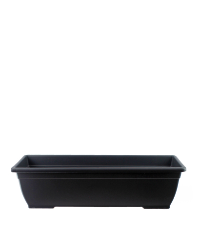 Jardinière longue anthracite