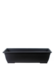 Jardinière longue anthracite