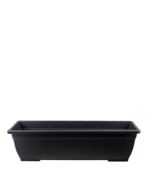 Jardinière longue anthracite
