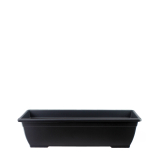 Jardinière longue anthracite