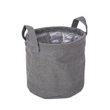 Cache-pot en toile de jute