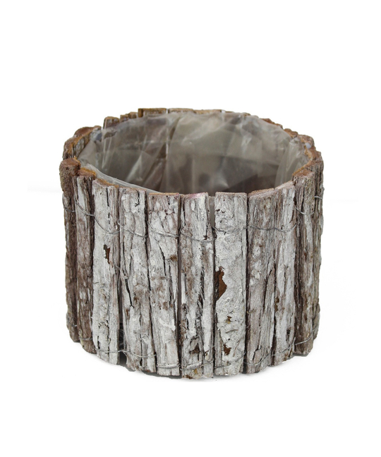 Cache-pot en écorce