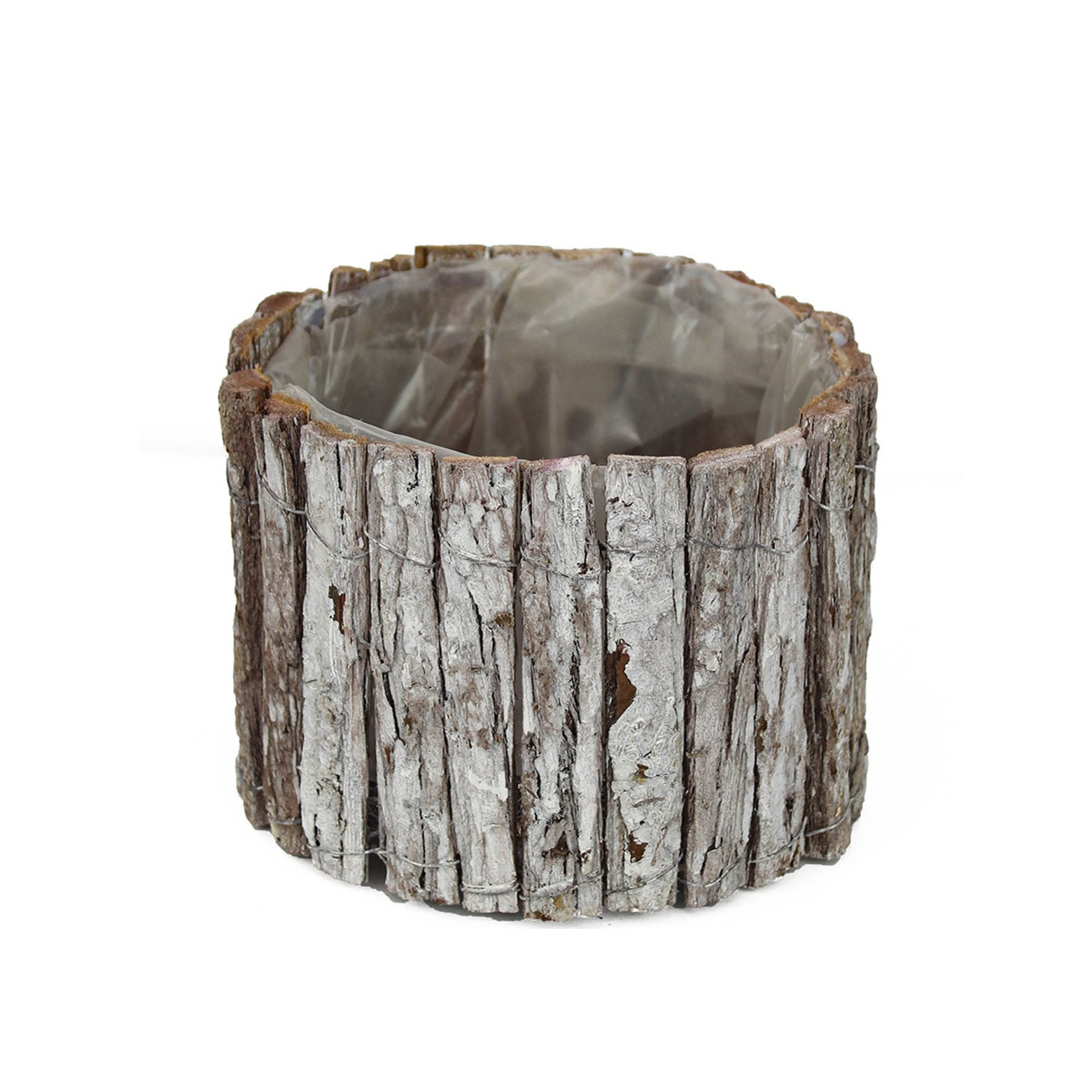 Cache-pot en écorce