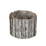 Cache-pot en écorce