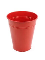 Pot en zinc rouge