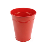 Pot en zinc rouge