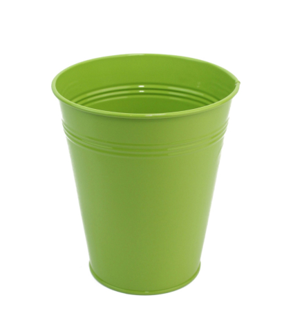 Pot en zinc vert