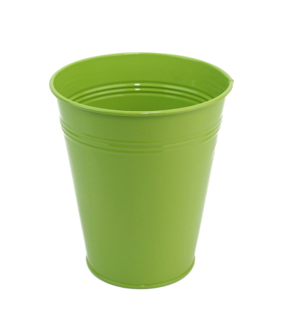 Pot en zinc vert