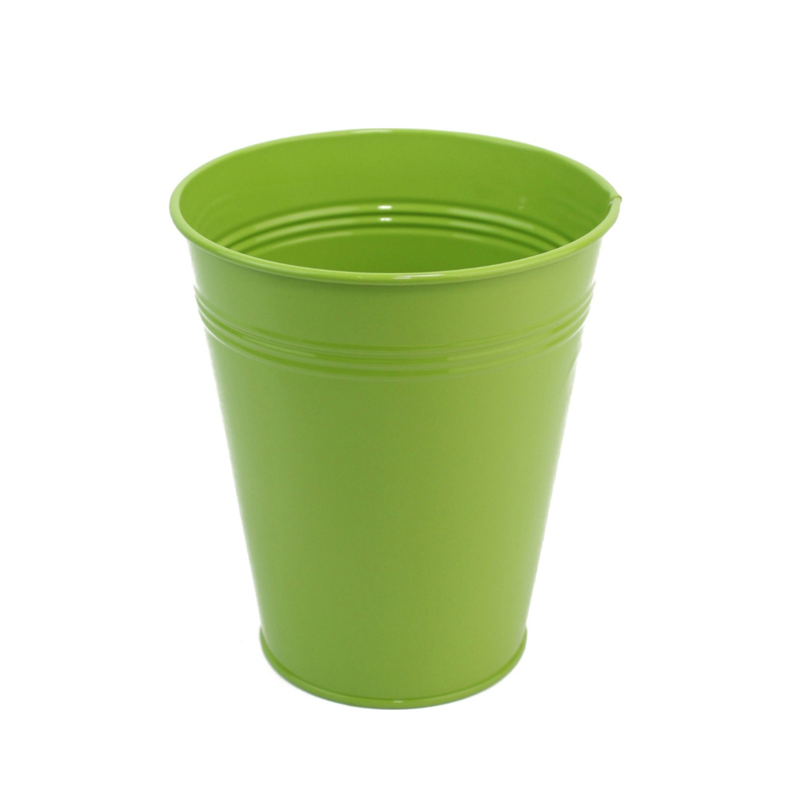 Pot en zinc vert