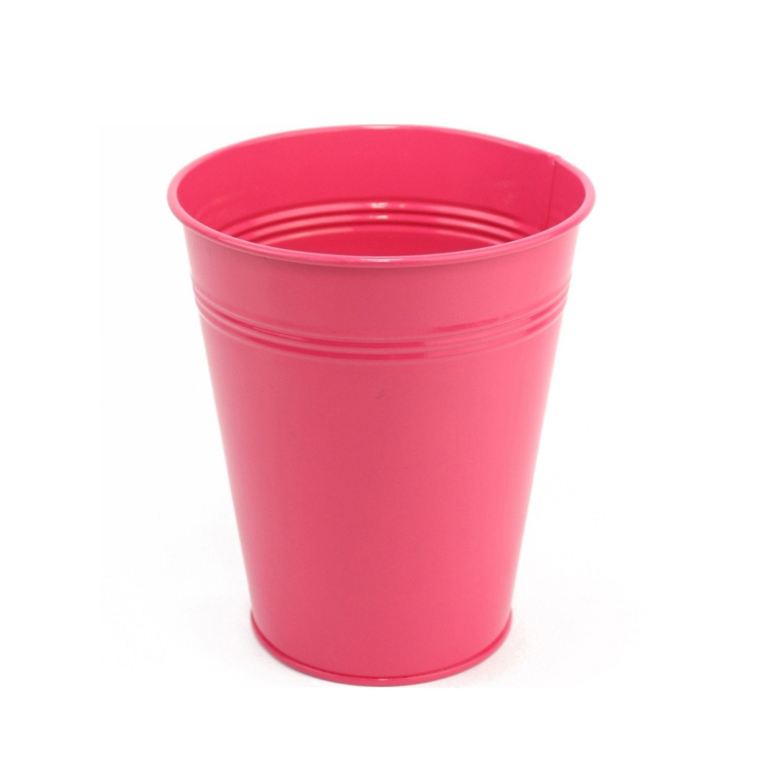 Pot en zinc fuchsia