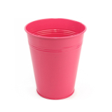 Pot en zinc fuchsia
