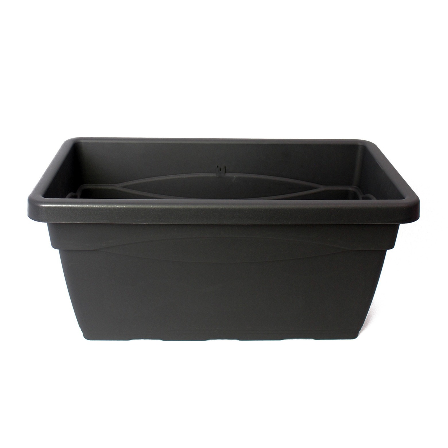 Grande jardinière grise anthracite