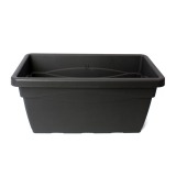 Grande jardinière grise anthracite