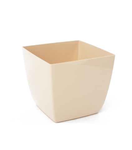 Pot plastique carré curvo pêche