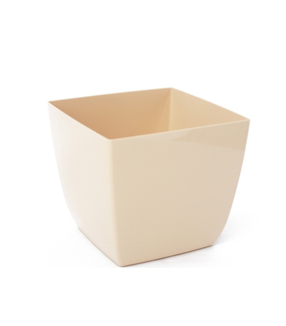 Pot plastique carré curvo pêche