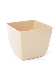 Pot plastique carré curvo pêche
