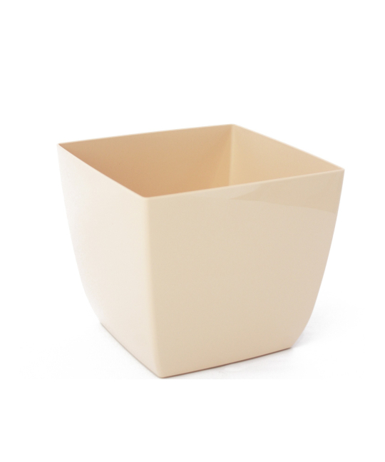 Pot plastique carré curvo pêche