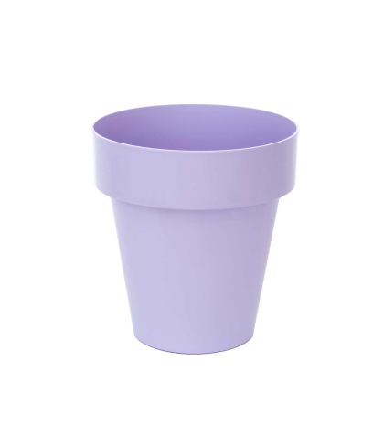 Pot plastique rond lilas LUNGO