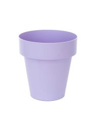 Pot plastique rond lilas LUNGO