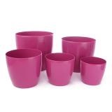 Pot plastique rose fuchsia PRIMO