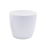 Cache-pot blanc mat