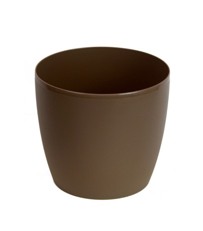 Cache-pot marron mat PRIMO
