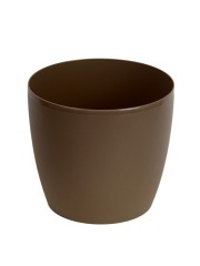 Cache-pot marron mat PRIMO