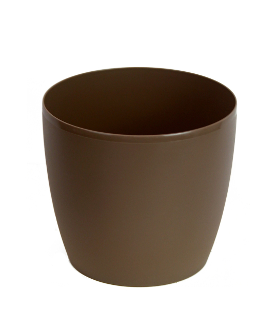 Cache-pot marron mat PRIMO