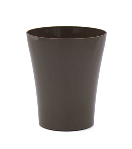Cache-pot orchidée marron
