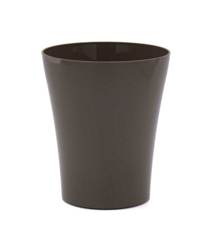 Cache-pot orchidée marron