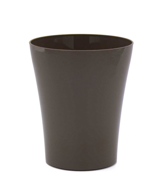 Cache-pot orchidée marron