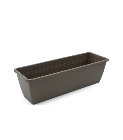 Jardinière rectangle gris taupe