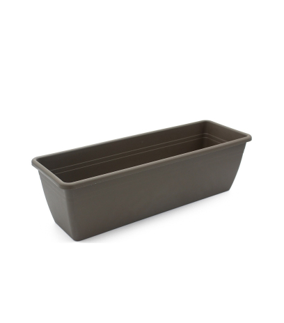 Jardinière rectangle gris taupe