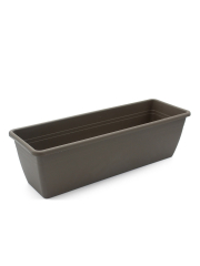 Jardinière rectangle gris taupe