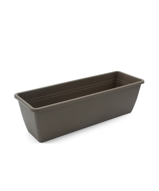 Jardinière rectangle gris taupe