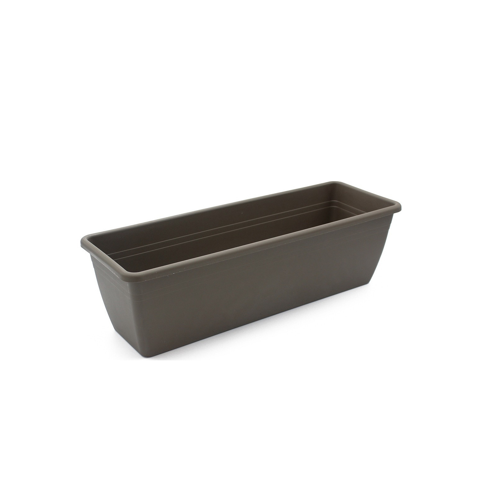 Jardinière rectangle gris taupe