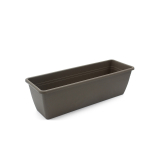 Jardinière rectangle gris taupe