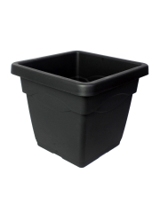 Pot jardinière carré gris anthracite