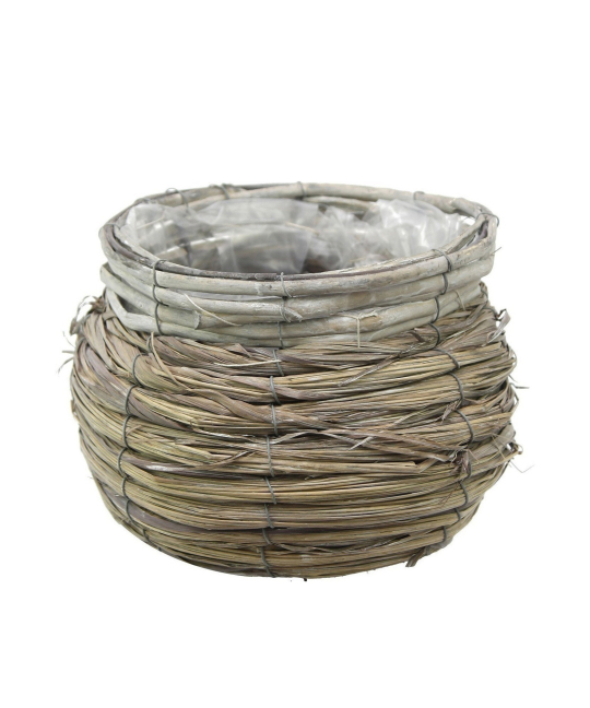 Panier rond en osier