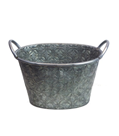 Jardinière zinc avec anses