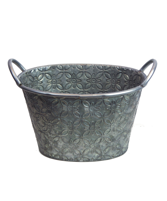 Jardinière zinc avec anses