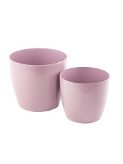 Pot rond plastique lilas