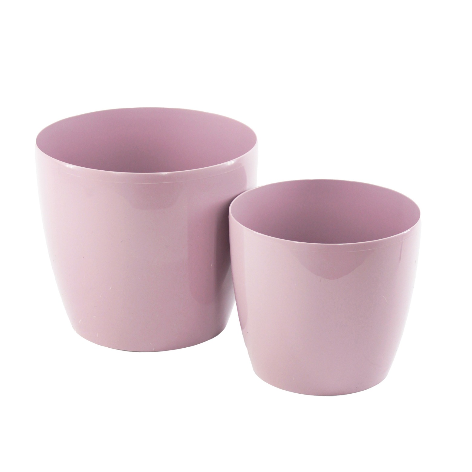 Pot rond plastique lilas
