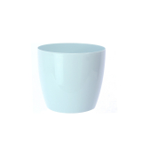 Pot rond plastique bleu ciel